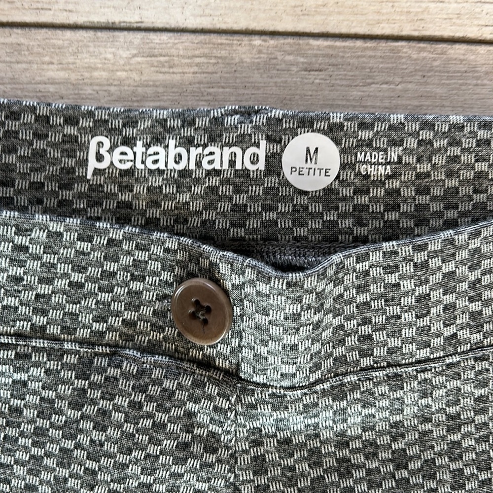 Betabrand Size Medium Patterned Pull On Pants - image 5